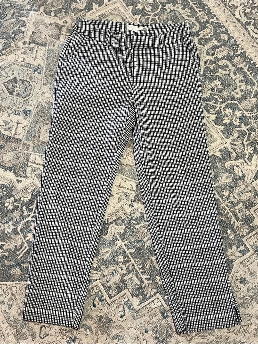 a new day Black & White Checked Men's Dress Pants